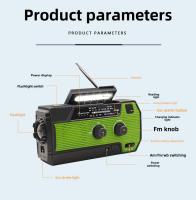Banco de Energía de Radio Meteorológico de emergencia, manivela Solar de 4000mAh, Carga USB, FM AM WB NOAA, Radio de emergencia, Alarma SOS, Indoor LED, portátil Solar DE EMERGENCIA recargable - details 11