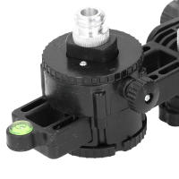 Adaptador De Ajuste Fino Con Base Pivoteable De 360 Grados Y Clip Soporte L Para Nivel De Láser Montado En Pared Y Techo - details 7
