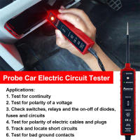 Prueba De Circuito Eléctrico Automotriz Con Interruptor De Poder Diagnosticador De Sistema Eléctrico De Vehículo Material ABS+Metal Voltaje 6-24V - details 0