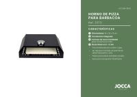 Horno para pizza Jocca: Accesorio para barbacoa de acero inoxidable con piedra para pizzas, termómetro integrado y asa para fácil traslado. ¡Plato preparado en 3-5 minutos! Apto para barbacoas de carbón o gas. No requiere montaje. - details 1