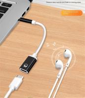 3,5mm macho a type C Cable de cable de audio hembra, audio analógico Jack auriculares adaptador de audio para MP3 reproductor portátil - details 1