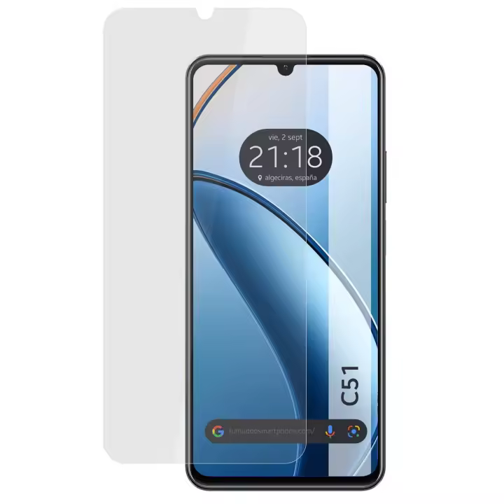 Tumundosmartphone Protector Cristal Templado para Realme C51 Vidrio - 1