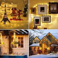 Cadenas De Luces LED 10pcs Pequeñas Y Coloridas Con Pilas Incluidas Para Decoración De Navidad Exterior Y Festivales En Habitaciones - details 3