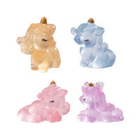Estatua De Unicornio Miniatura Cartoon Luminosa Decoración Para El Hogar Accesorios De Casa Kawaii Regalos Figura De Resina - details 9