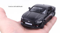 Modelo De Coche De Escala 1:36 Mustang GT De Aleación De Metal Juguete De Coche De Simulación Con Pull Back Puertas Abiertas Adorno Deportivo Regalo Para Niños - details 3