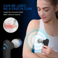 Mini Masajeador Eléctrico Lick Lip Pequeño Y Portátil Para Relajación Muscular Profunda En Cuerpo Adecuado Para Cuello Espalda Piernas Y Hombros Material ABS & TPR - details 1