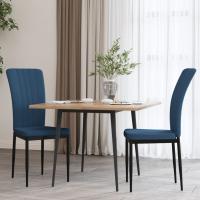vidaXL Sillas de comedor 2 unidades terciopelo en color Negro/Azul/Verde oscuro y más | cómodas modernas ergonómicas para comedor cocina salón hogar - details 1