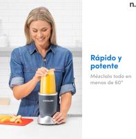 Nutribullet Original 600, batidora personal, batidora multifuncional y licuadora, 600 W de potencia, NB603DG, Paquete Básico - details 0