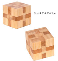 Juguete Educativo De Madera Para Niños Y Adultos Desafío Inteligente De Bloque Lu Ban Juego De Puzzle 3D Montessori Con Desbloqueo - details 1