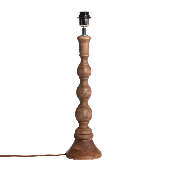 Ledkia Base Lámpara de Mesa Madera Anand ILUZZIA - 1