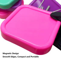 Organizador De Uñas Portátil Con Diseño De Ojos De Gato Contenedor De Almacenamiento Para Cabezas De Mecanizado Y Soporte Para Herramientas - details 5