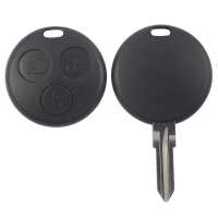 Ociodual Carcasa de llave inteligente mando a distancia con 3 botones para coches Smart Negra - details 3