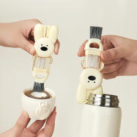 Cepillo De Limpieza Para Tapa De Taza Y Botella Multifuncional Portátil 4 En 1 Cepillo Para Agujeros De Botella De Agua Limpieza De Ranuras Espaciosa Y Ligera Para Vaso De Vidrio Tumblers Y Botellas Deportivas - details 0