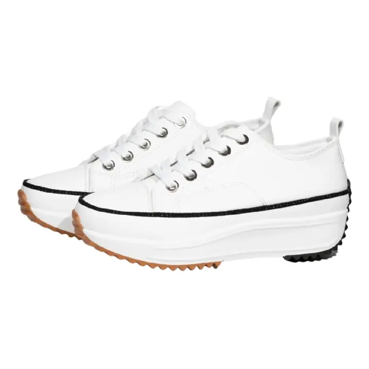 Eva Zorteon- Zapatillas deportivas para mujer, Zapatos PU Suela Track cuña,Deportivas casual. - 1