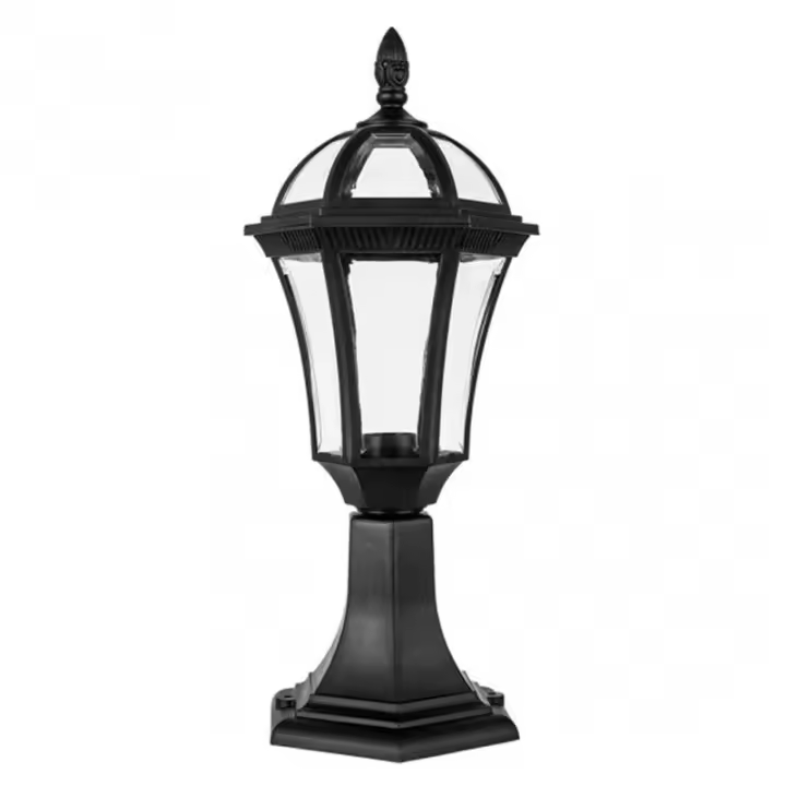 Farol Sobremuro Exterior Comino Negro Policarbonato FABRILAMP - 1