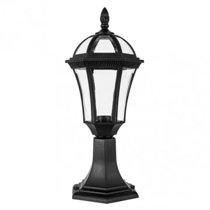 Farol Sobremuro Exterior Comino Negro Policarbonato FABRILAMP - 1