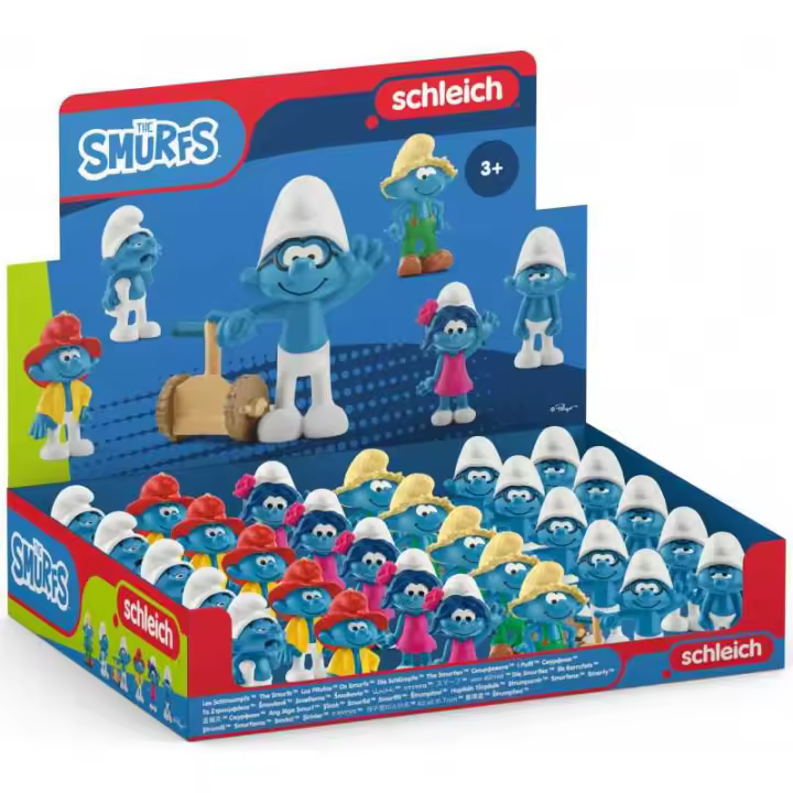 Schleich Colección Pitufos 2022 Pantalla 30uds - Figuras Detalladas - 1