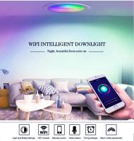 Lámpara De Techo Inteligente Tuya WiFi ZigBee LED Downlight RGB 5W 7W 10W 15W Dimmable Control Remoto APP Para Dormitorio - details 0