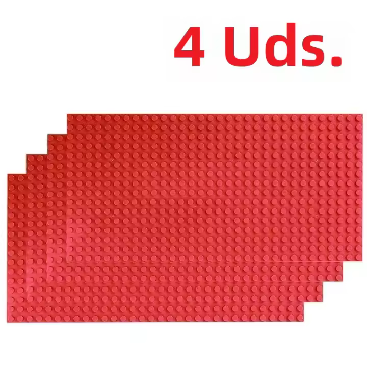 4Pcs Placas De Base Para Bloques De Construcción DIY Compatible Con Marca Amigas Plástico ABS Tamaño 32x32 16x32 Unisex - 1