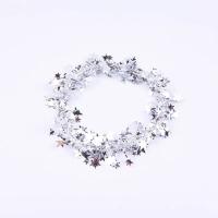Guirnalda De Hierro Para Navidad Estrella Dorada Y Plateada Decoración De Árbol De Navidad DIY Para Fiestas Navideñas Y Año Nuevo Decoración Del Hogar - details 3