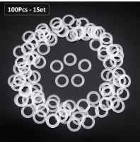 Anillos De Crochet Blancos De Plástico Para DIY 2cm O-Ring Para Accesorios De Bolsas De Punto Y Suministros De Artesanía 50/100/200/1000 Piezas - details 8