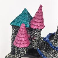 Adorno De Resina En Forma De Castle Mágico Para Acuario Decoración De Hogar Arte Hecho a Mano Estilo De Artesanía - details 5