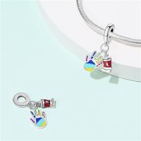 Tablero De Dibujo De Pigmento De Plata 925 Serie De Arte Figuras Famosas Charms De Cuentas Para Pulseras De 3mm Hechas a Medida Joyería Finos - details 28