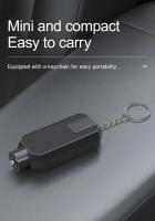 Herramienta De Escape Para Coche Multi Funcional Martillo De Ventana En ABS Corte De Cinturón Con Llavero Para Seguridad Automotriz Amagi - details 10