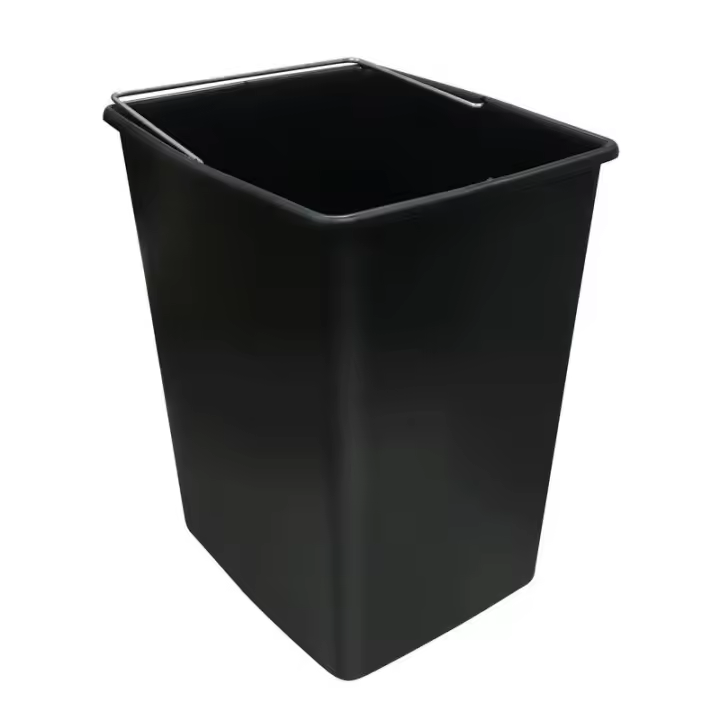 ARREGUI CBZ00422 Cubo de Plástico de Repuesto para Cubos de Basura y Reciclaje ARREGUI | 17L | Compatible con los modelos Basic, Top, Round, Ecoclas y Ecoclas Plus | con Asa Metálica | negro - 1