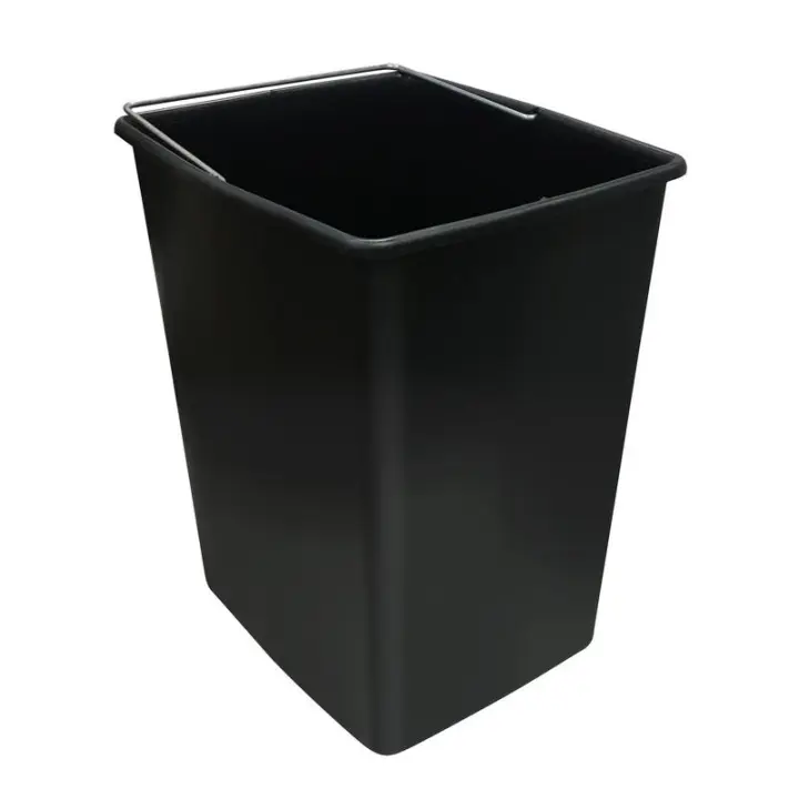 ARREGUI CBZ00422 Cubo de Plástico de Repuesto para Cubos de Basura y Reciclaje ARREGUI | 17L | Compatible con los modelos Basic, Top, Round, Ecoclas y Ecoclas Plus | con Asa Metálica | negro - 1