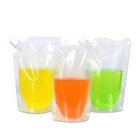 10pcs Bolsas De Almacenamiento Para Bebidas Con Tapa De Derrame 150/200/250/420/500ml Ecológicas Para Camping Pesca Y Exterior - details 1