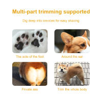 Perro Profesional Clipper Pelo Eléctrico Grooming Trimmer para Mascotas USB Recargable Máquina de Afeitar Bajo Decibel Animales Corte pelo - details 5