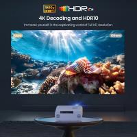 Proyector Android Hunkstar P3 1000 ANSI, 1080P nativo, decodificación 4K, HDR10, corrección trapezoidal automática y enfoque automático, Android 9.0, Bluetooth 5.0, WiFi 6, 2 altavoces de 5 W - details 4