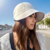 Gorro De Béisbol Para Mujer Con Protección Solar Gran Circunferencia De Cabeza Moda Versátil Sombrero De Sol Para Rostro Pequeño - details 1