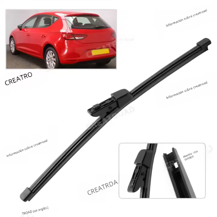 Limpiaparabrisas Trasero 13" Para Seat Leon ST Hatchback 2012-2019 Limpieza De Ventanas Traseras Material De Goma - 1