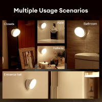Lámpara De Noche LED Con Sensor De Movimiento 360° Recargable Por USB Luz De Armario Sin Cable Para Gabinete Moderna Instalación En Pared - details 3