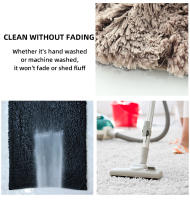 Alfombra De Piso De Terciopelo Grueso Y Cómoda Antideslizante Absorbedora De Agua Para Baño Dormitorio Sala De Estar Alfombra Para Interior - details 13