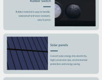 Lámpara Solar LED 468 LEDs Exterior Impermeable Con Sensor De Movimiento Iluminación De 3 Lados Para Garage Jardín Foco De Iluminación Solar - details 15