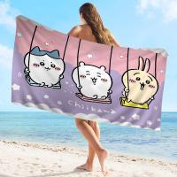 Toalla De Playa Microfibra Chiikawa Cute Absorbente Rápida Secado Suave Yoga Natación Resort Montañismo Tamaño 30x60 Cm 50x100 Cm - details 25