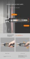 WORX WX242 Mini Destornillador Eléctrico Recargable Con Set De 30 Piezas Herramientas De Perforación Inteligentes Y LED Para Bricolaje - details 6