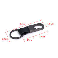 Llavero De Cuero Moda Con Anillo Metálico Para Llaves De Coche Soporte De Cinturón Para Mujeres Y Hombres Accesorios De Moda - details 0