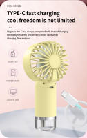 Ventilador De Misting Portátil Con Spraying USB Recargable Para Oficina Máquina De Hielo Portátil Humidificador De Bricolaje Para Refrescar El Ambiente - details 6