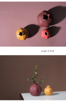Adornos De Pomegranato Colores Morandis De Cerámica Para Decoración De Habitaciones Estilo Minimalista Creativo Y Divertido - details 4