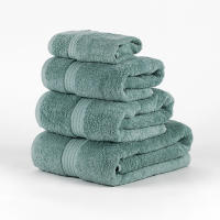 Tramas+ Juego de 4 Toallas Premium 700gr | 100% Algodón | Secado Rápido y Absorbente - details 1