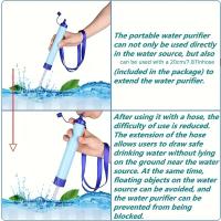 Filtro De Agua Portátil Para Exteriores 1pc Sistema De Filtro De Estraw Para Supervivencia Emergente Camping Senderismo Escalada - details 3