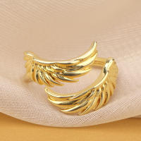 Encanto Anillo de lazo para mujer, estilo elegante, chapado en cobre de 14 quilates, con flor. - details 19