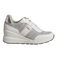 Michael Kors-Sneakers Mabel de Piel y Malla de Cadena Brillante 43S4MBFSBD para Mujer