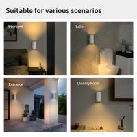 Lámpara De Noche LED Recargable Con Sensor De Movimiento 3 Modos De Iluminación Luz Magnética Para Pasillos Y Escaleras - details 5