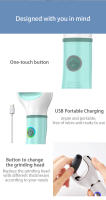 Molinillo de pies eléctrico, artefacto de eliminación de piel de pies, molinillo de pedicura para el hogar, herramienta de pedicura eléctrica de belleza para pies azul - details 2