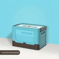 Caja De Almacenamiento Plegable Colorida Para El Hogar Organizador De Plástico Para Ropa Libros Juguetes Y Más (Múltiple Propósito Ahorro De Espacio) - details 3